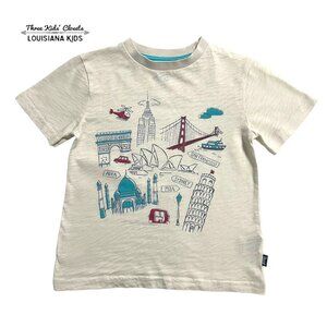 Kite 5Y Organic World Travelled Landmarks Shirt